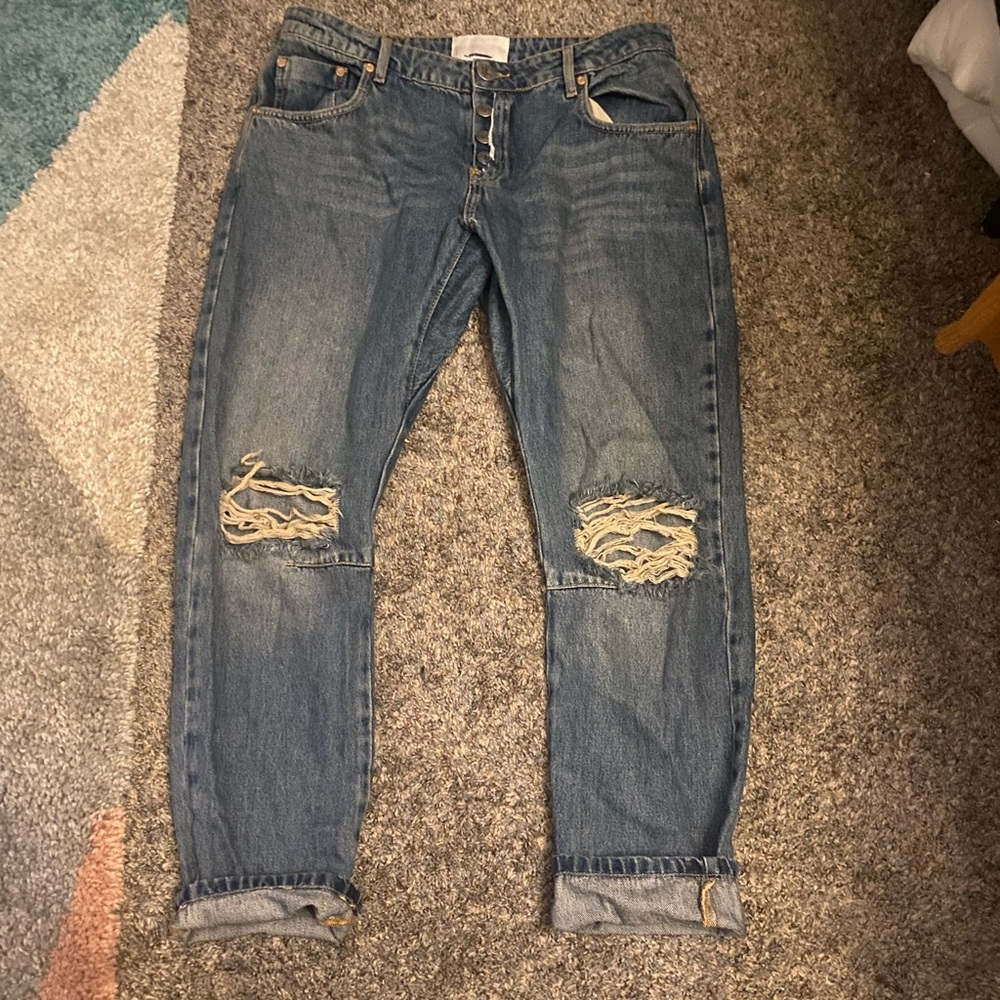 Nwot one teaspoon “ saints” jeans